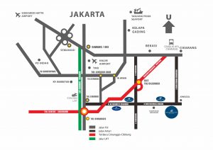 Denah Lokasi CitraIndah City Jonggol