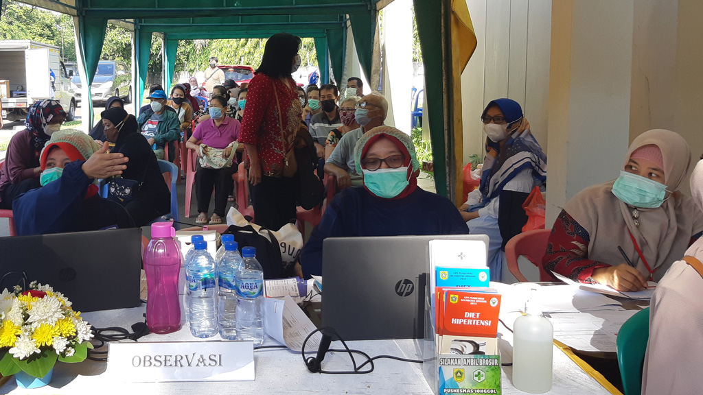 registrasi Vaksinasi Lansia di Waterpark CitraIndah City Jonggol